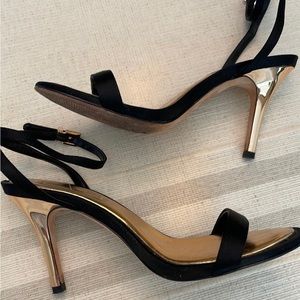 BCBG strappy heels.